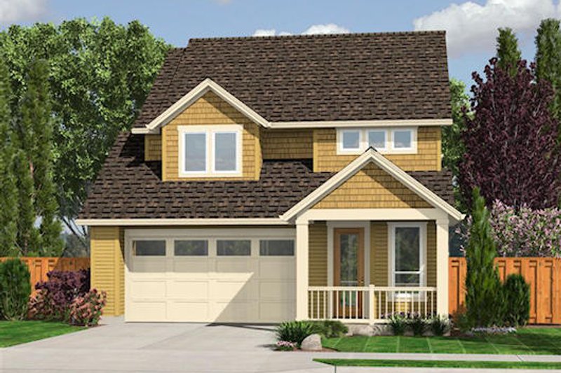 Traditional Style House Plan - 3 Beds 2.5 Baths 1588 Sq/Ft Plan #48-511