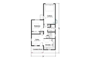 Contemporary Style House Plan - 2 Beds 2 Baths 962 Sq/Ft Plan #1099-16 Floor 