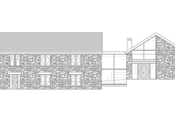 Exterior - Other Elevation for European House Plan #520-10 - 4 bed, 2 bath