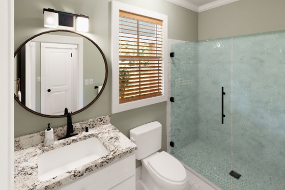 Interior - Master Bathroom for Cottage House Plan #44-298 - 2 bed, 1 bath