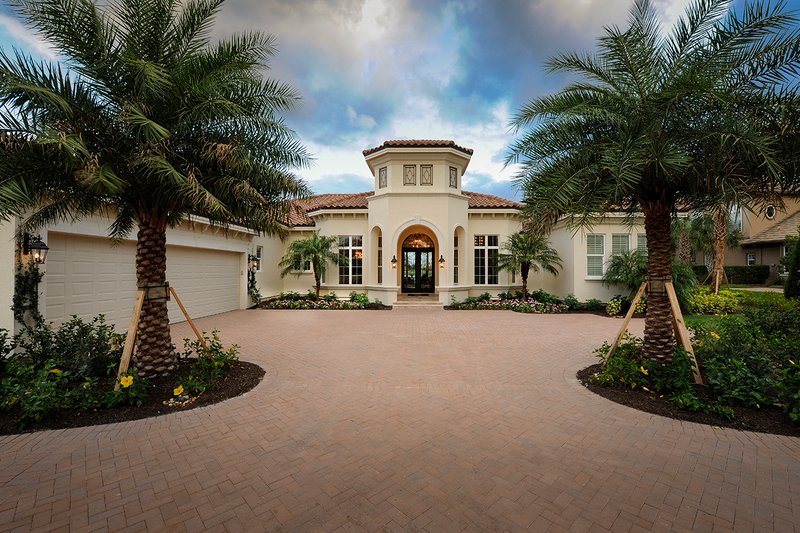 Dream House Plan - Exterior - Front Elevation 5 for Mediterranean House Plan #930-508 - 4 bed, 4.5 bath