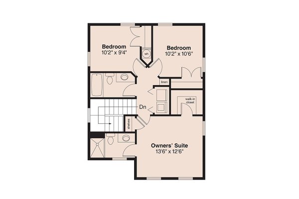 Dream House Plan - Craftsman Floor Plan - Upper Floor Plan #124-1430