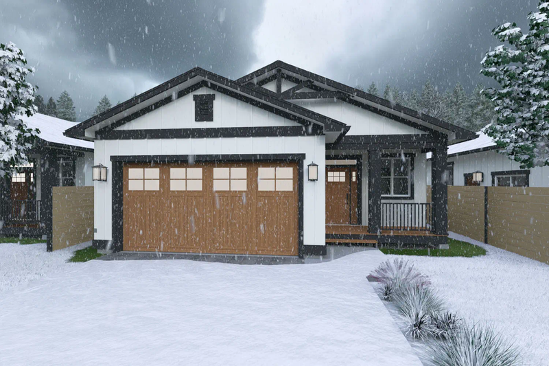 House Design - Exterior - Other Elevation for Craftsman House Plan #126-282 - 3 bed, 2.5 bath