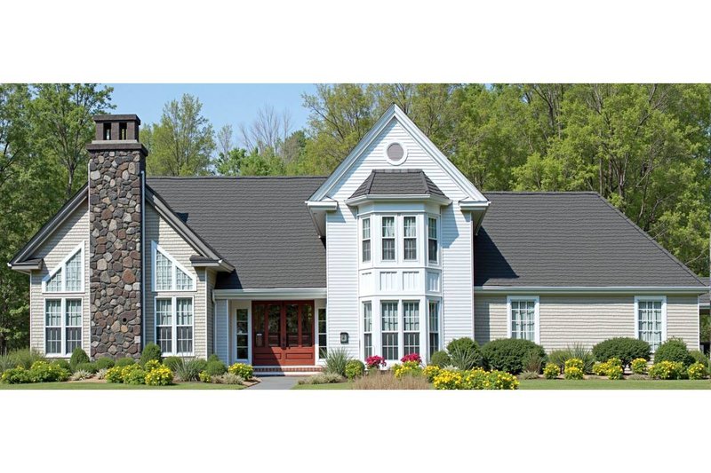 House Plan Design - Traditional Exterior - Front Elevation Plan #3-238