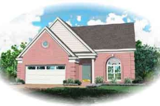 Exterior - Front Elevation for Traditional House Plan #81-474 - 3 bed, 2.5 bath