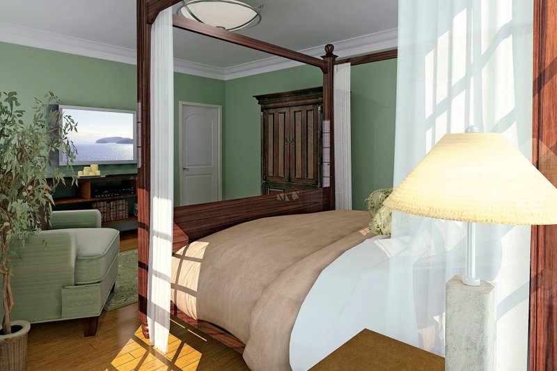 House Plan Design - Interior - Master Bedroom 3 for Country House Plan #929-18 - 4 bed, 3.5 bath
