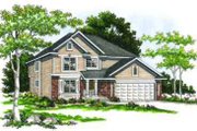 Traditional Style House Plan - 4 Beds 3.5 Baths 2288 Sq/Ft Plan #70-653 
