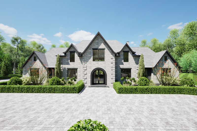 European Style House Plan - 5 Beds 3.5 Baths 3753 Sq/Ft Plan #1116-20 Exterior