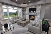 Farmhouse Style House Plan - 4 Beds 4 Baths 3046 Sq/Ft Plan #51-1449 