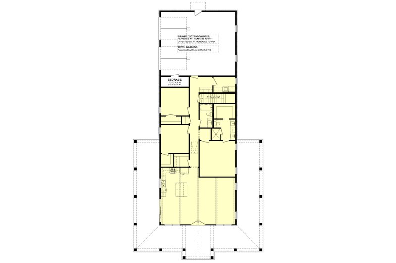 Home Plan - Floor Plan - Other Floor for Barndominium House Plan #430-370 - 3 bed, 2 bath