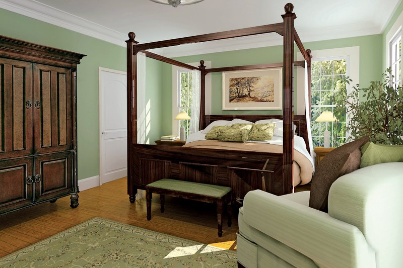 House Plan Design - Interior - Master Bedroom 1 for Country House Plan #929-18 - 4 bed, 3.5 bath