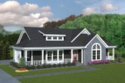 Farmhouse Style House Plan - 3 Beds 2 Baths 1591 Sq/Ft Plan #57-345 