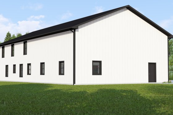 Exterior - Rear Elevation for Barndominium House Plan #1064-162 - 3 bed, 3.5 bath