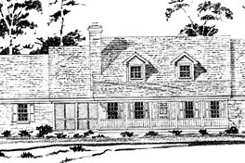 Country Style House Plan - 4 Beds 3 Baths 2467 Sq/Ft Plan #10-251