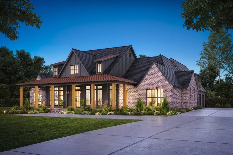 Dream House Plan - Exterior - Other Elevation for Farmhouse House Plan #1074-62 - 4 bed, 3.5 bath
