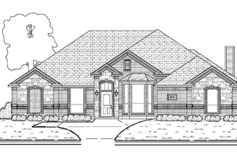 Home Plan - Exterior - Other Elevation for Traditional House Plan #84-375 - 4 bed, 3 bath