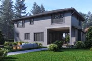 Contemporary Style House Plan - 4 Beds 4 Baths 3450 Sq/Ft Plan #1066-47 