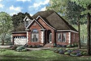 European Style House Plan - 3 Beds 2.5 Baths 1990 Sq/Ft Plan #17-282 