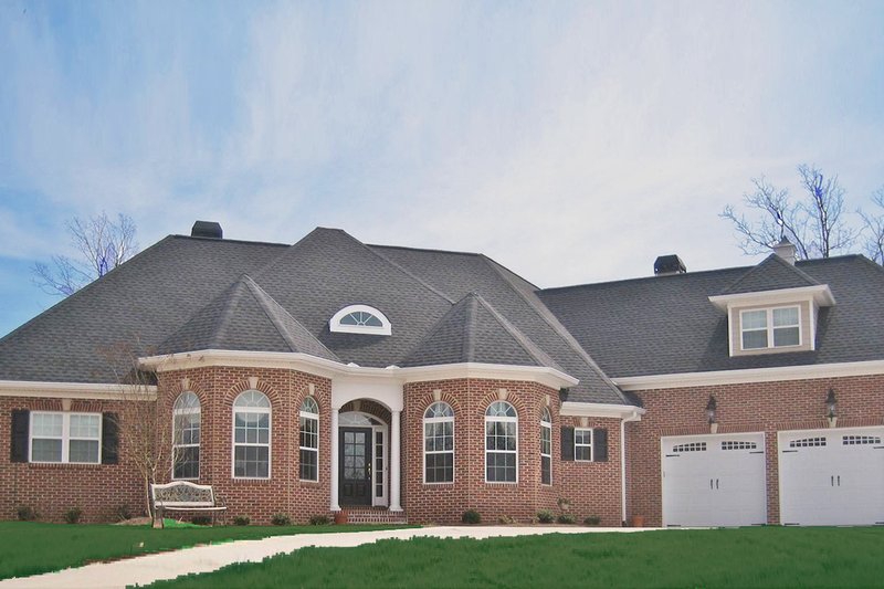 Dream House Plan - Exterior - Front Elevation 3 for Traditional House Plan #437-53 - 4 bed, 3 bath