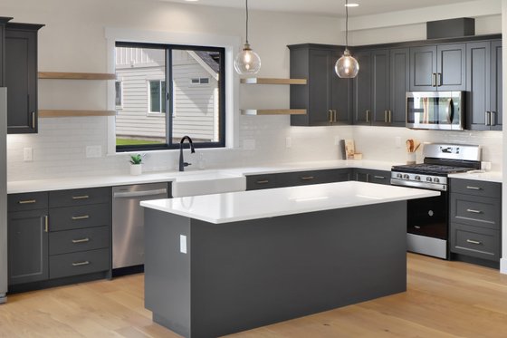 Interior - Kitchen 2 for Farmhouse House Plan #1070-223 - 4 bed, 2.5 bath