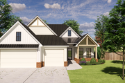 Traditional Style House Plan - 4 Beds 2.5 Baths 2097 Sq/Ft Plan #1098-10 