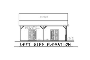 Exterior - Other Elevation for Traditional House Plan #20-2324, 1 bath