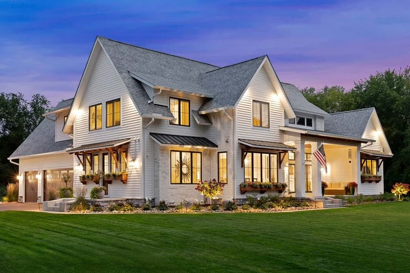 Home Plan - Exterior - Front Elevation 3 for Farmhouse House Plan #51-1132 - 4 bed, 4.5 bath