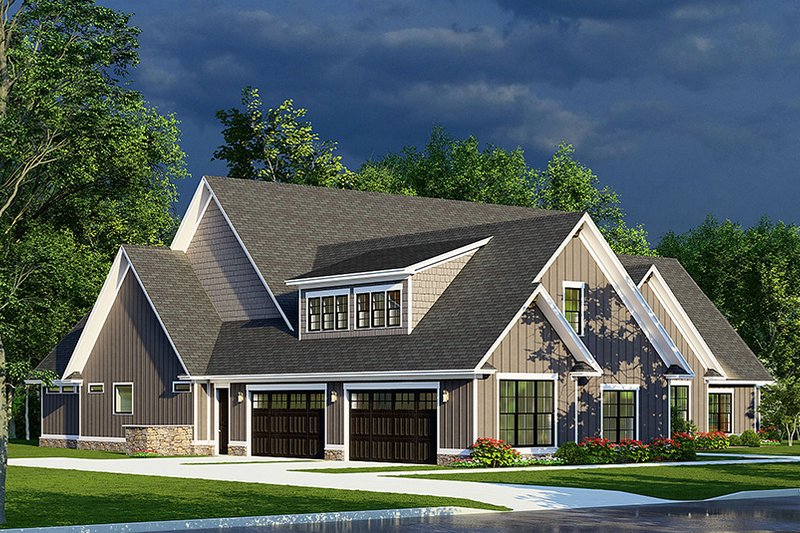 Dream House Plan - Exterior - Front Elevation 4 for European House Plan #923-268 - 4 bed, 5.5 bath