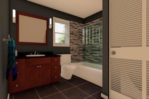 Interior - Bathroom for Traditional House Plan #126-161 - 2 bed, 1 bath