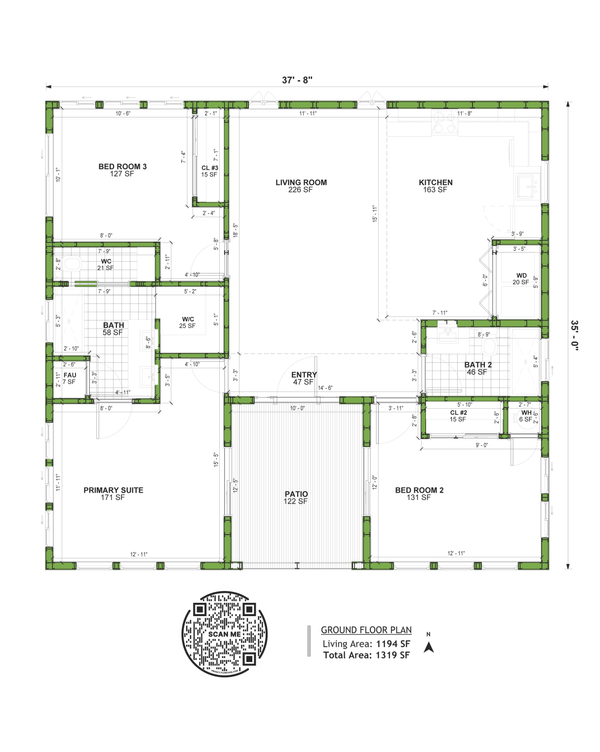 House Blueprint - Mediterranean Floor Plan - Main Floor Plan #1106-33