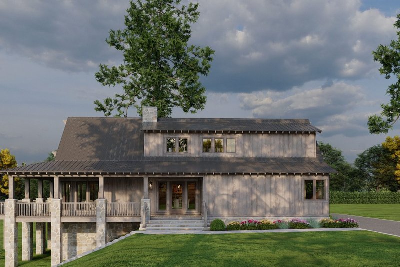 Dream House Plan - Exterior - Other Elevation for Country House Plan #923-385 - 2 bed, 2 bath