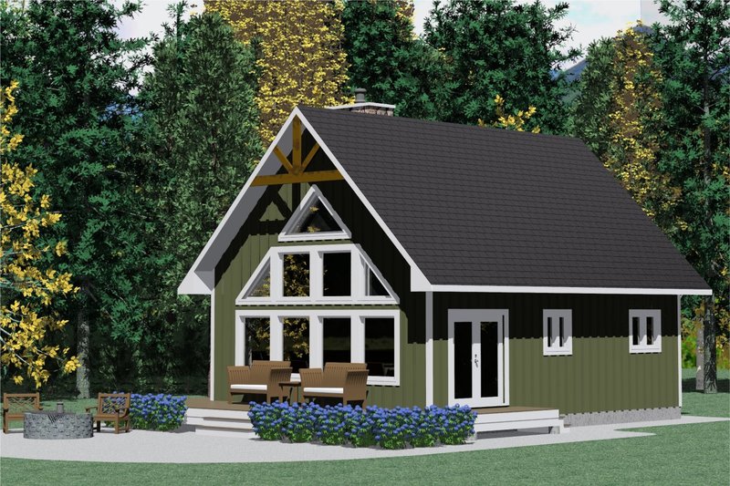 Traditional Style House Plan - 3 Beds 1 Baths 1011 Sq/Ft Plan #126-131