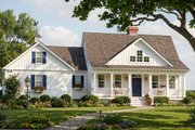 Cottage Style House Plan - 3 Beds 3 Baths 1903 Sq/Ft Plan #137-383 Photo 