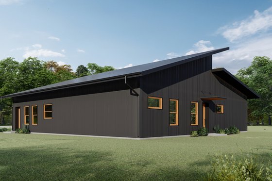 Exterior - Other Elevation 6 for Barndominium House Plan #1092-28 - 3 bed, 2.5 bath