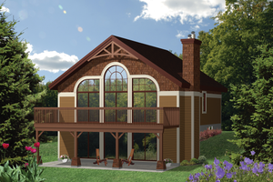 Contemporary Exterior - Front Elevation Plan #25-4317