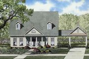 Colonial Style House Plan - 3 Beds 2.5 Baths 2140 Sq/Ft Plan #17-2113 