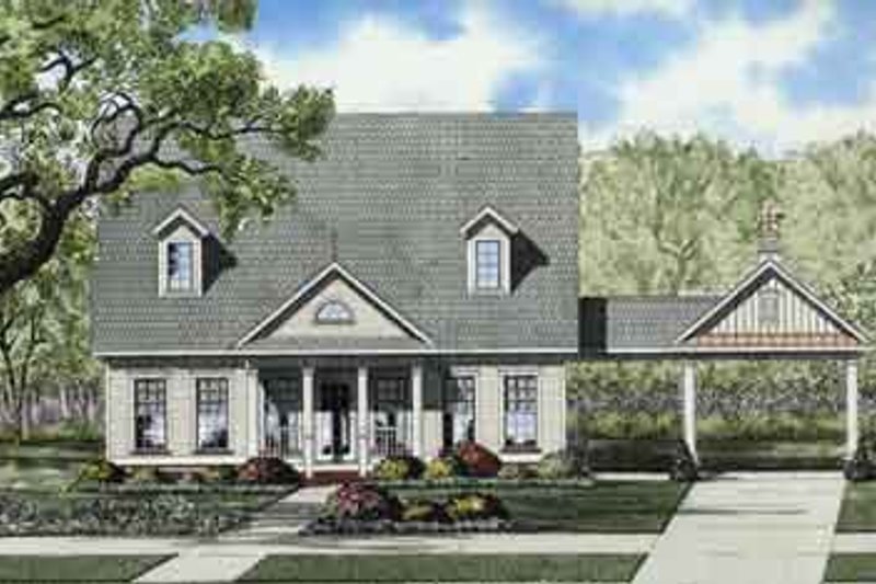 Colonial Style House Plan - 3 Beds 2.5 Baths 2140 Sq/Ft Plan #17-2113
