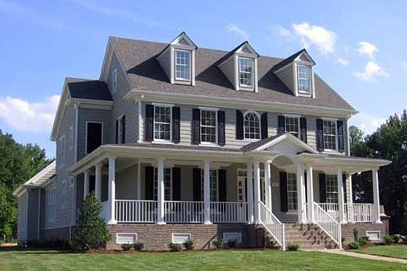 Architectural House Design - Farmhouse Exterior - Front Elevation Plan #927-40