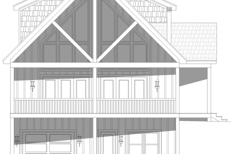 Architectural House Design - Exterior - Other Elevation for Country House Plan #932-586 - 3 bed, 3.5 bath