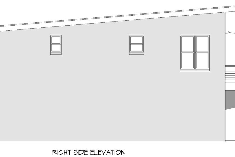 Architectural House Design - Exterior - Other Elevation 1 for Contemporary House Plan #932-950 - 3 bed, 2 bath