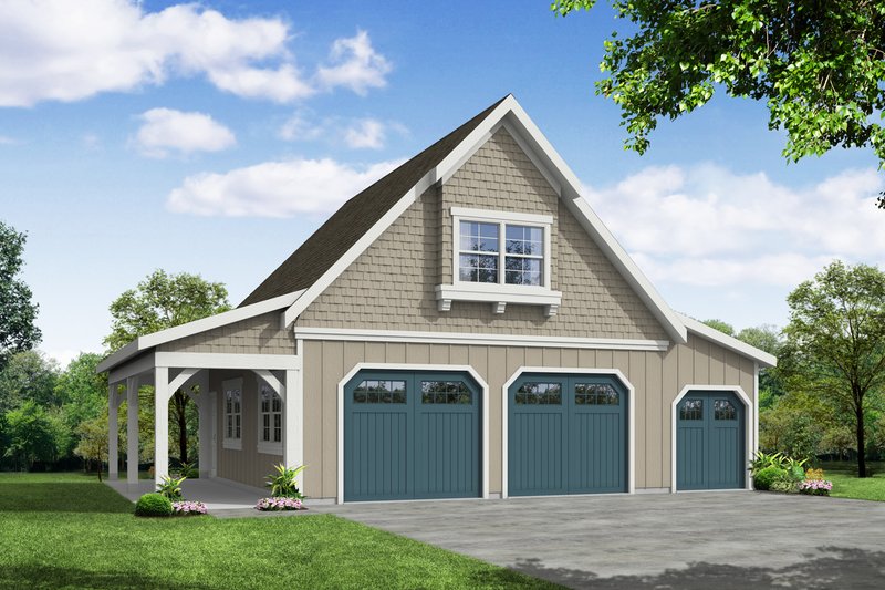 Home Plan - Craftsman Exterior - Front Elevation Plan #124-933