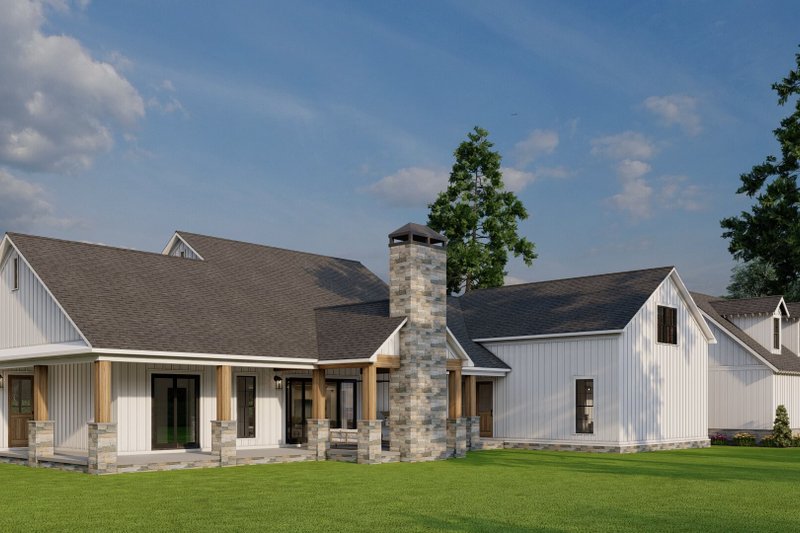 Home Plan - Exterior - Other Elevation 2 for Farmhouse House Plan #923-435 - 3 bed, 4.5 bath