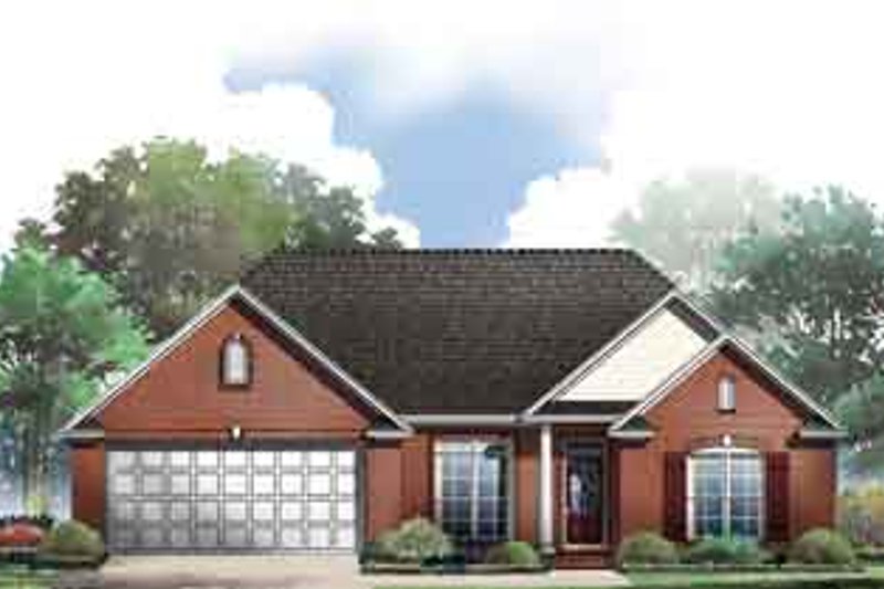 Dream House Plan - Traditional Exterior - Front Elevation Plan #21-158