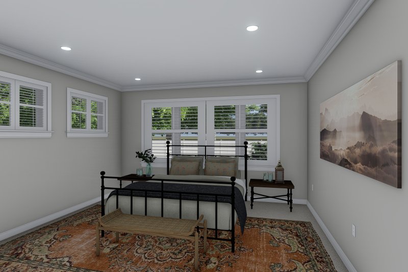House Design - Interior - Master Bedroom for Ranch House Plan #1060-101 - 3 bed, 2 bath