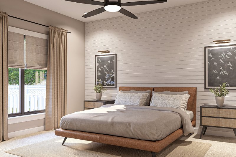 House Design - Interior - Master Bedroom for Modern House Plan #455-357 - 3 bed, 2 bath