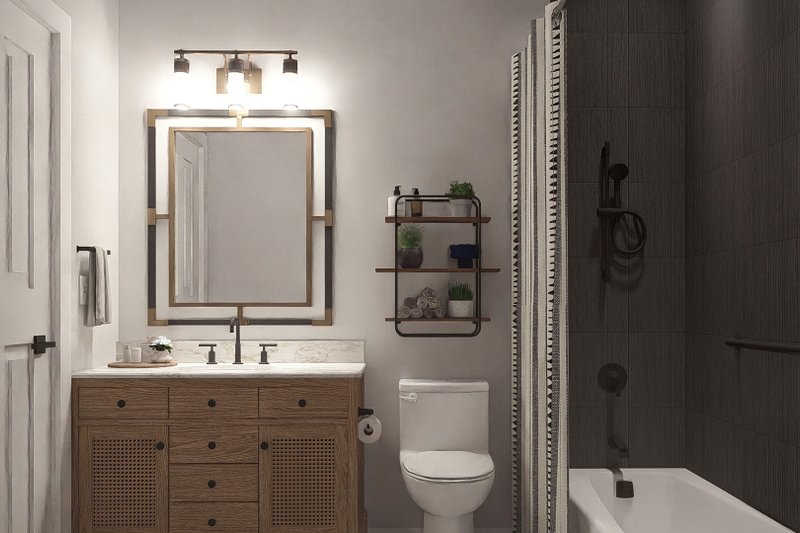 House Design - Interior - Bathroom for Traditional House Plan #455-226 - 1 bed, 1 bath