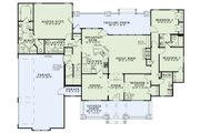 Craftsman Style House Plan - 4 Beds 3 Baths 2373 Sq/Ft Plan #17-2373 Floor 
