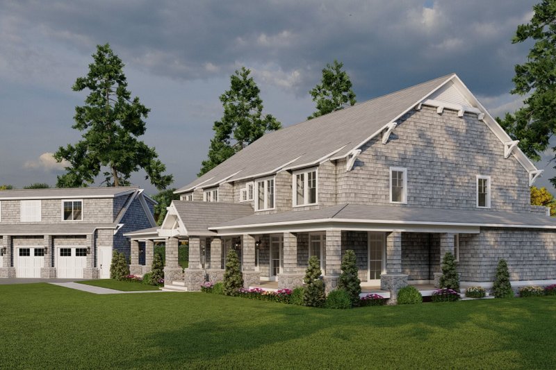 Home Plan - Exterior - Other Elevation for Craftsman House Plan #923-396 - 6 bed, 5 bath