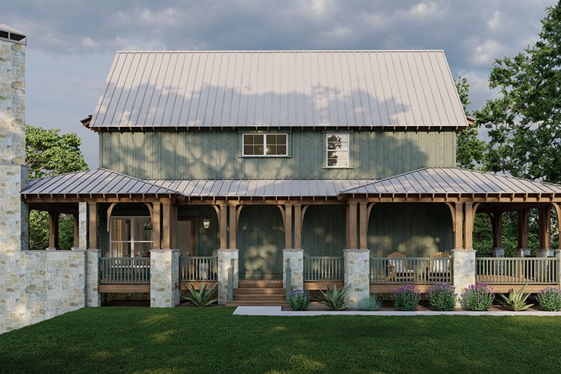 Home Plan - Exterior - Other Elevation 2 for Country House Plan #17-2452 - 5 bed, 3 bath