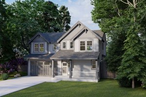 Dream House Plan - Craftsman Exterior - Front Elevation Plan #53-778